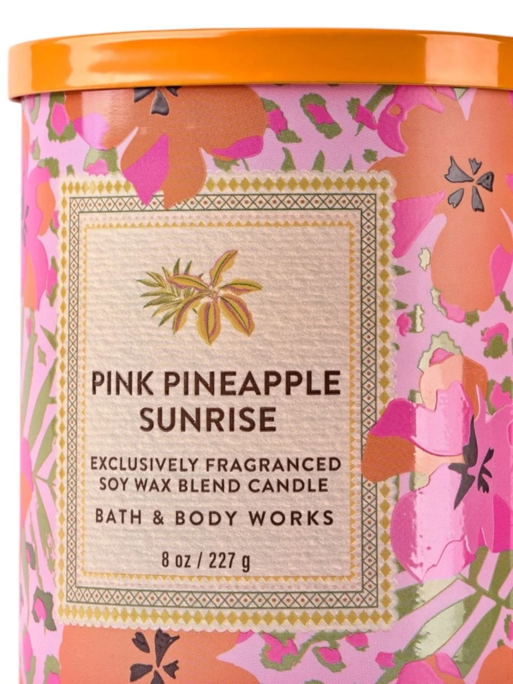Bath & Body Works PINK PINEAPPLE SUNRISE Single-Wick Candle X 2 - Picture 2 of 5